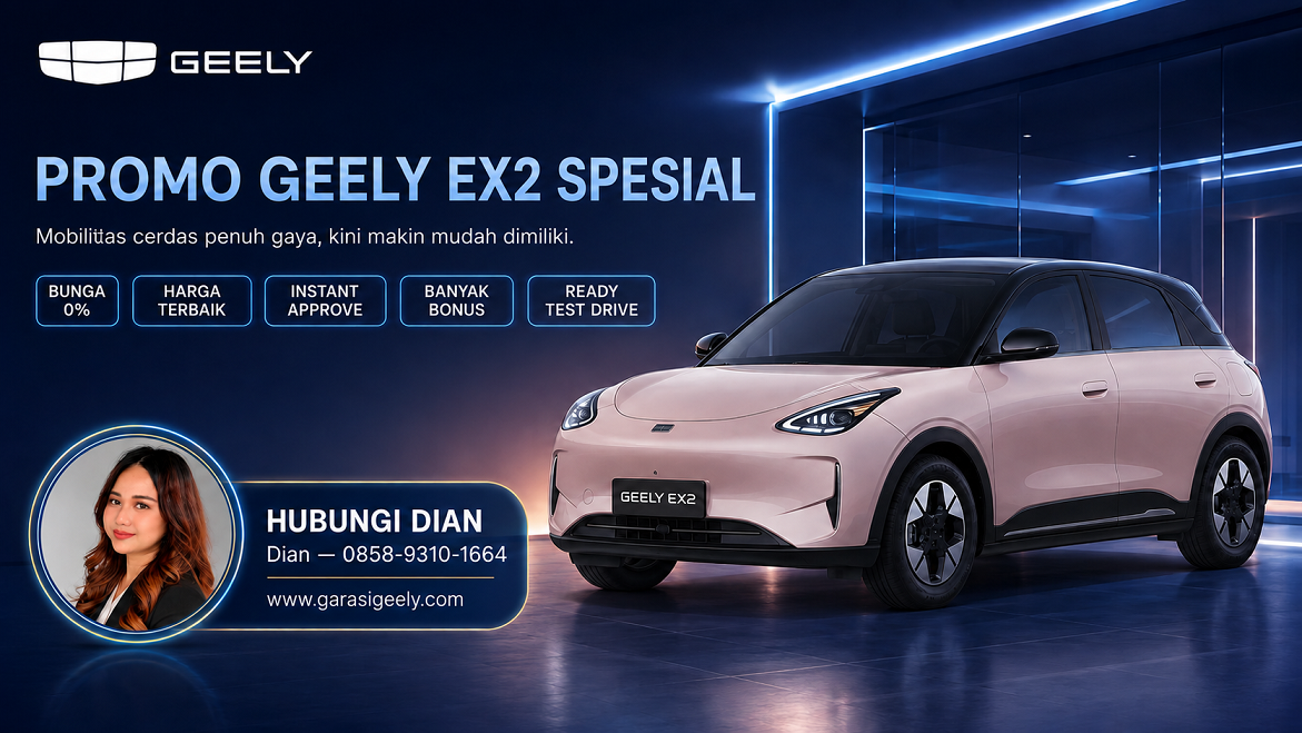 Promo Mobil Listrik geely EX2 geely bekasi